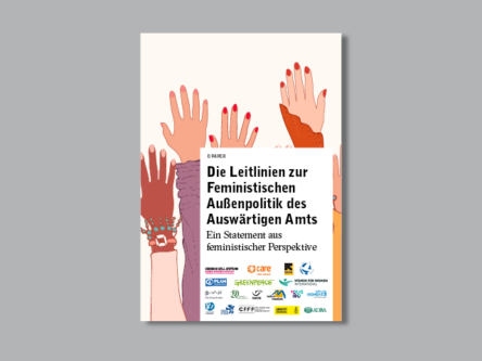 Die Leitlinien zur Feministischen Außenpolitik des Auswärtigen Amts Titlebild