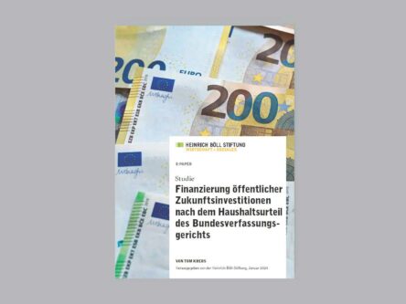 Finanzierung öffentlicher Zukunftsinvestitionen nach dem Haushaltsurteil des Bundesverfassungsgerichts Titlebild