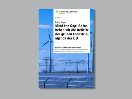 Mind the Gap: So beheben wir die Defizite der grünen Industrieagenda der EU Titlebild